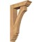 Ekena Millwork Imperial Traditional Smooth Bracket w/ Offset Brace, Western Red Cedar, 5 1/2"W x 20"D x 32"H BKT0604X20X32IMP01SWR - alternate 1